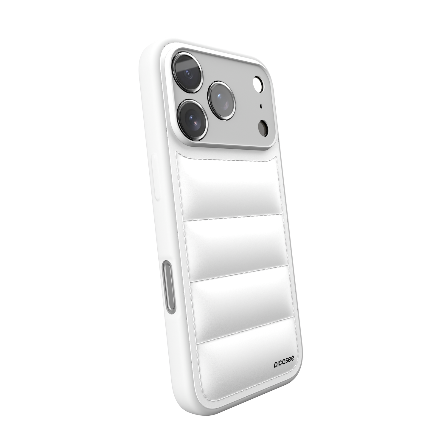 Picasee Puffer case pro Apple iPhone 17 Pro - Picasee Puffer - Bílá