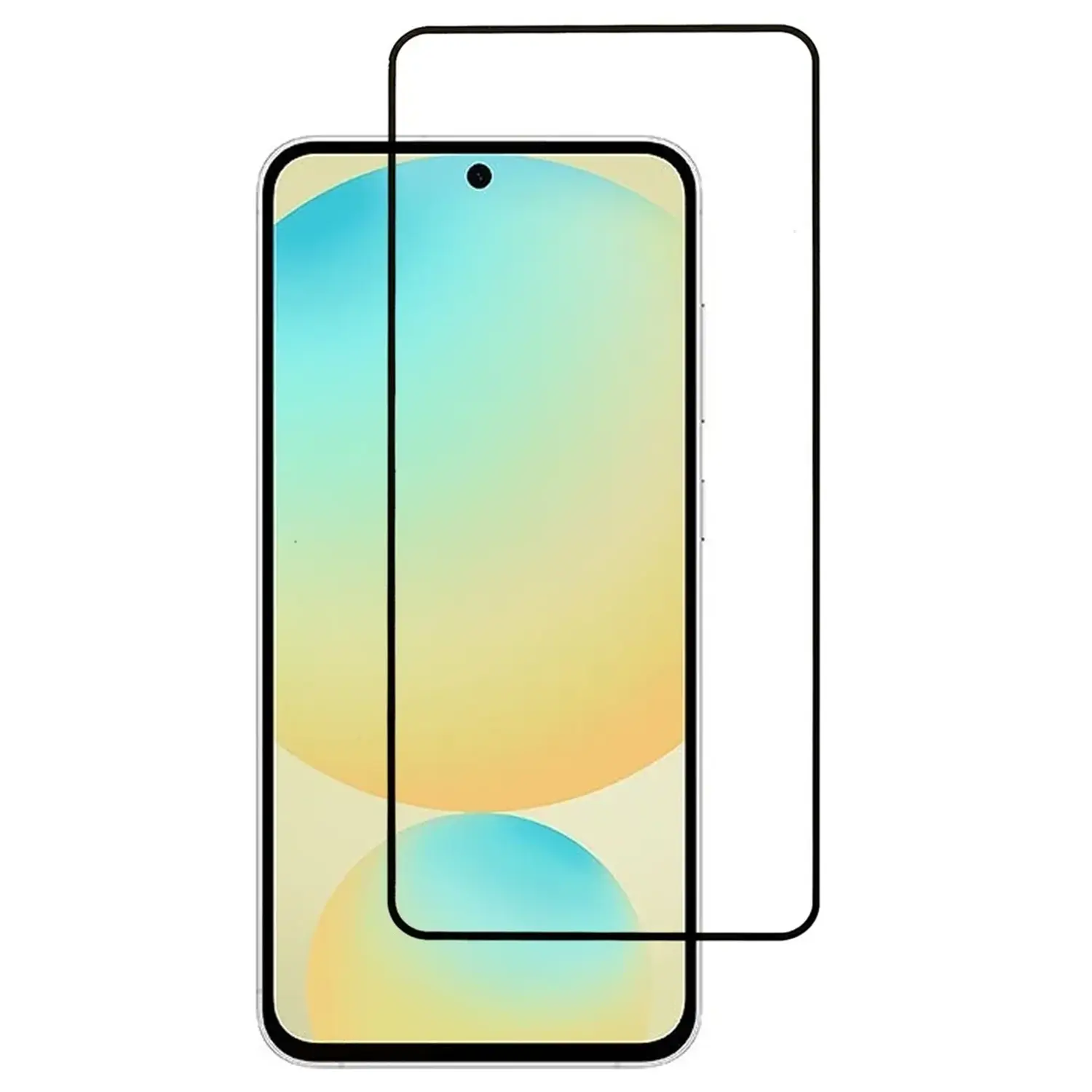 3x Picasee 3D tvrzené sklo s rámečkem pro Samsung Galaxy S25 FE 5G - černé - 2+1 zdarma