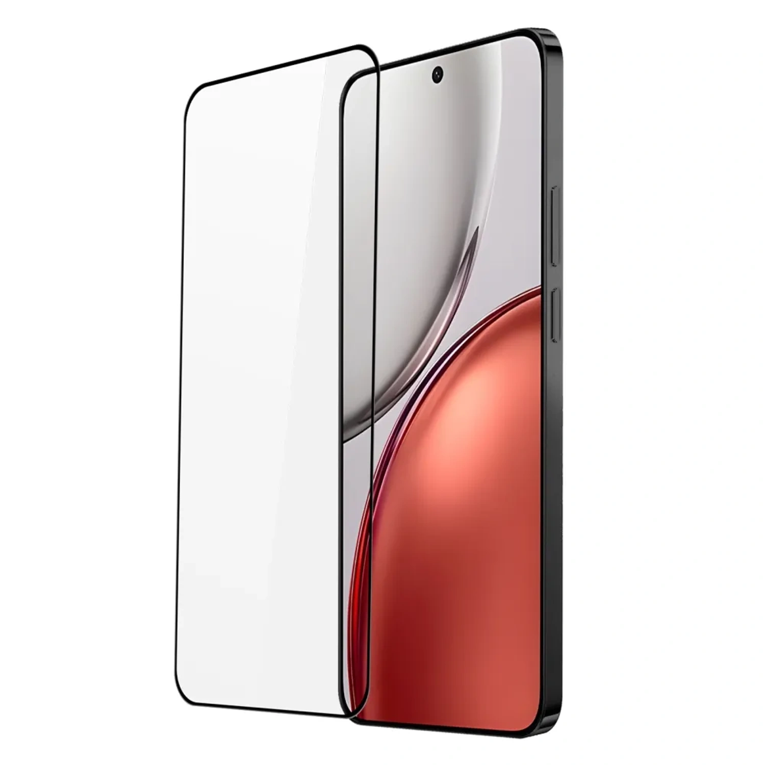 3x Picasee 3D tvrzené sklo s rámečkem pro Honor Magic8 Lite 5G - černé - 2+1 zdarma