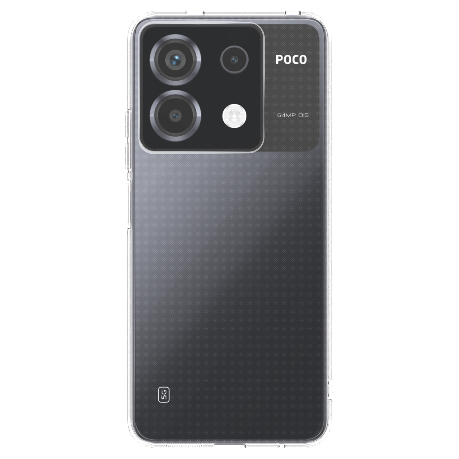 Picasee silikonový průhledný obal pro Xiaomi Poco X6 - Vlastní fotka/motiv