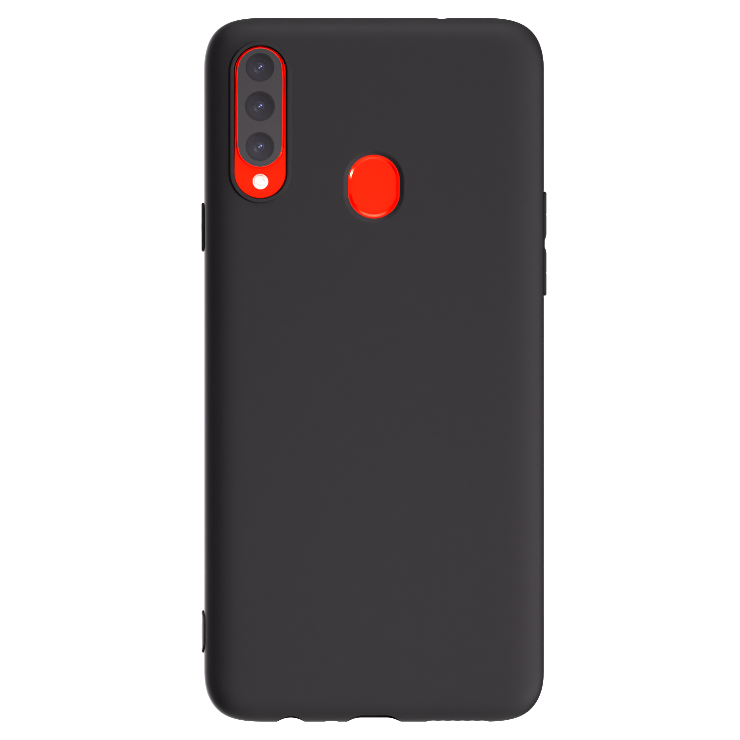 Picasee silikonový černý obal pro Samsung Galaxy A20s - Vlastní fotka/motiv