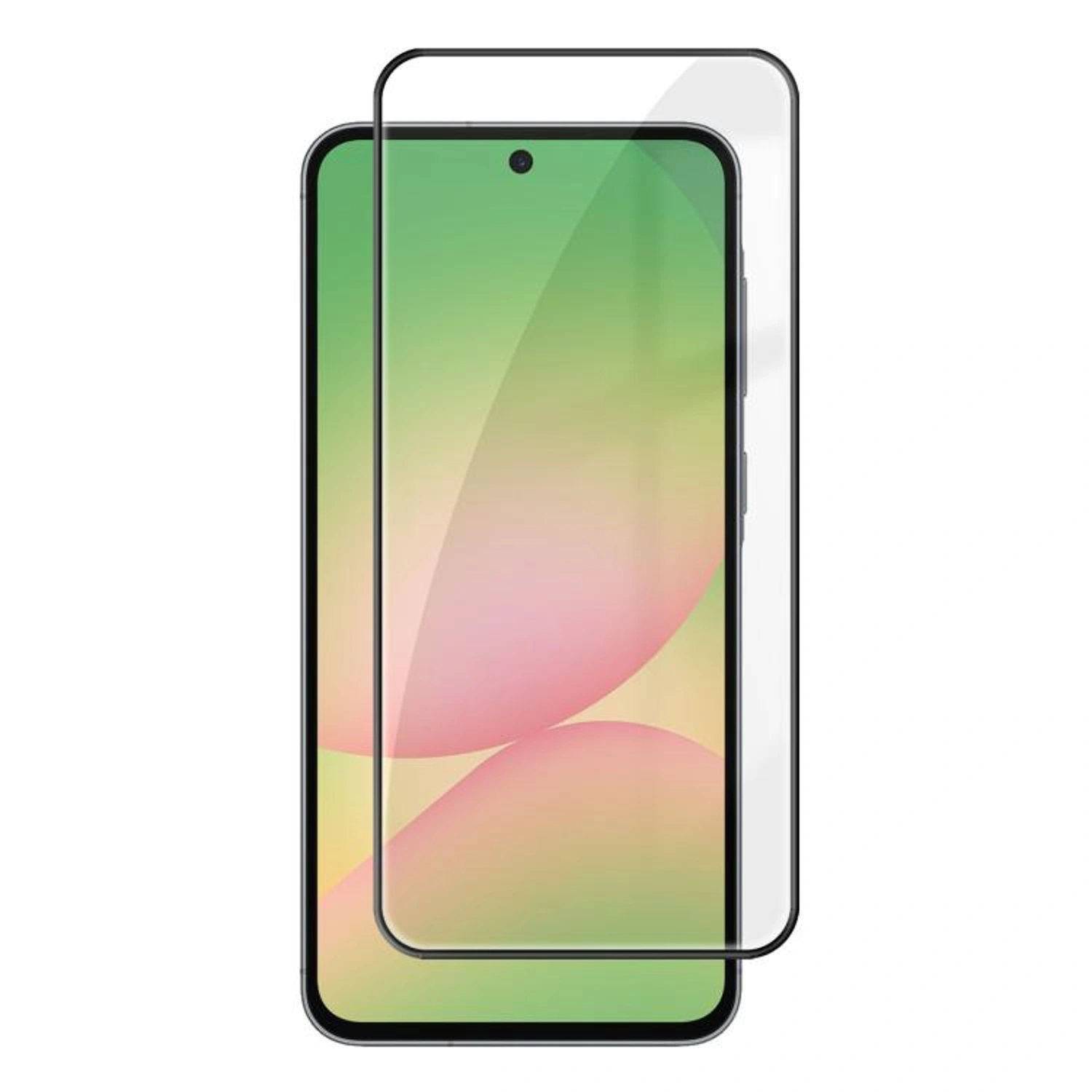 Picasee 3D ochranné tvrzené sklo s rámečkem pro Samsung Galaxy A57 5G - černé