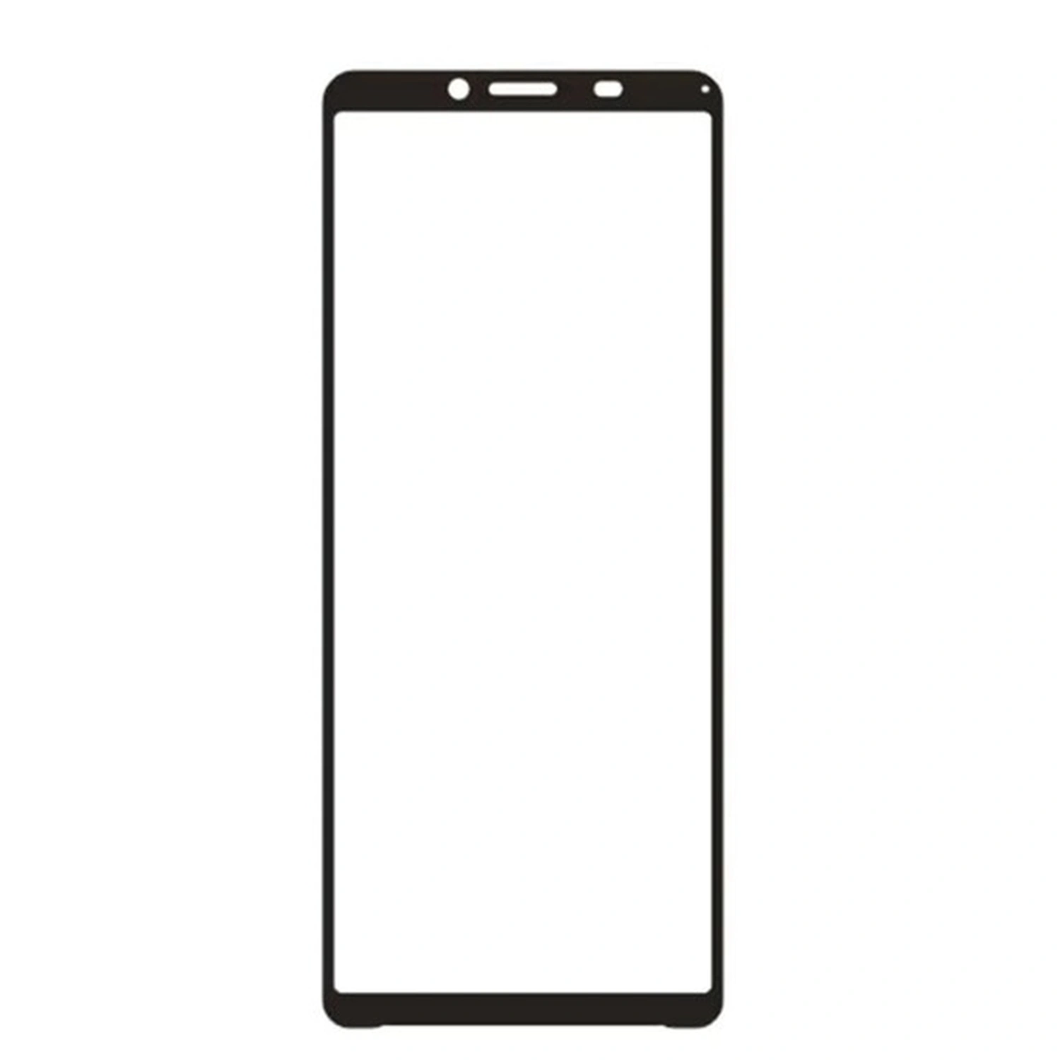 Picasee 3D ochranné tvrzené sklo s rámečkem pro Sony Xperia 10 VII - černé
