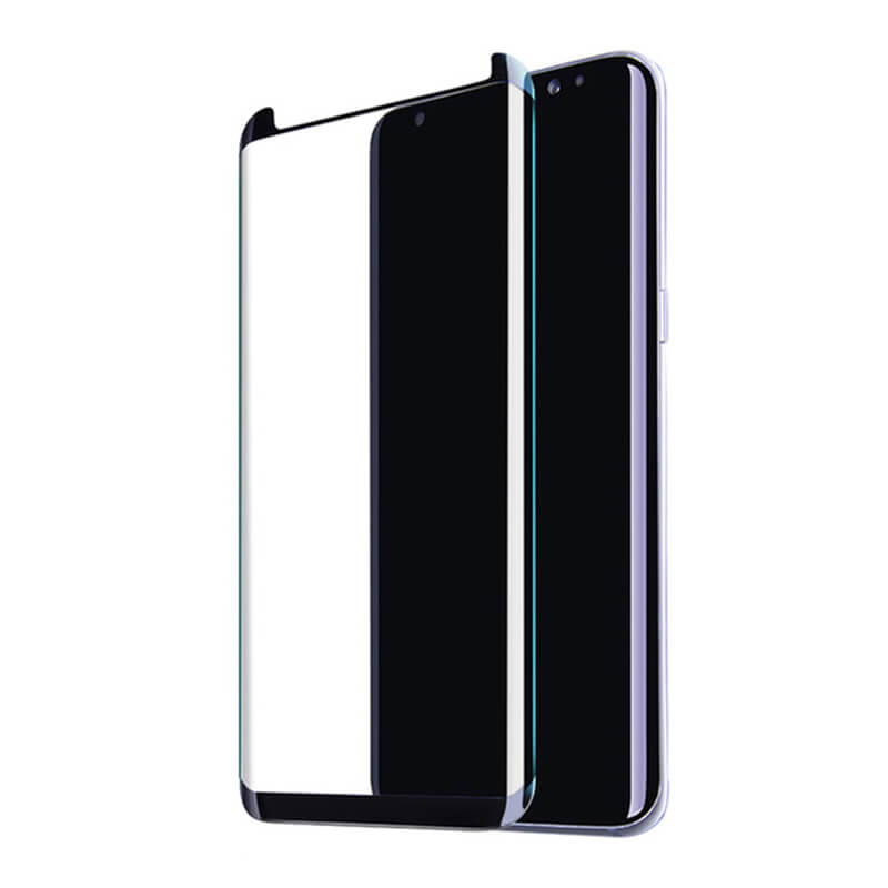 Levně 3x 3D zahnuté ochranné sklo pro Samsung Galaxy S8 G950F - černé - 2+1 zdarma