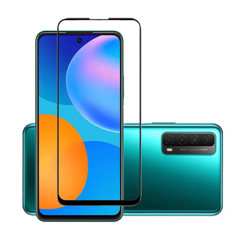 Picasee 3D ochranné tvrzené sklo s rámečkem pro Huawei P Smart 2021 - černé