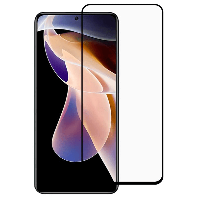 3x Picasee 3D tvrzené sklo s rámečkem pro Xiaomi Redmi Note 11 Pro - černé - 2+1 zdarma