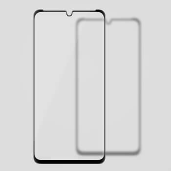 3x Picasee 3D tvrzené sklo s rámečkem pro Huawei P30 Lite - černé - 2+1 zdarma