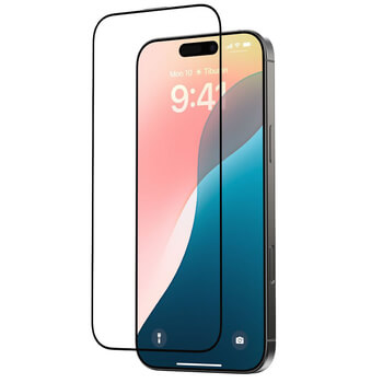 Picasee 3D ochranné tvrzené sklo s rámečkem pro Apple iPhone 16 Pro - černé