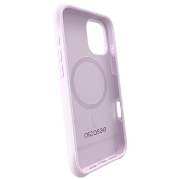 Picasee Shock-proof case MagSafe na Apple iPhone 16 Plus - Vlastní gravírování - Fialová
