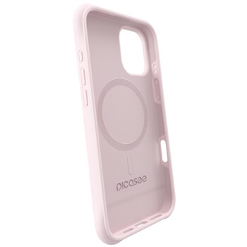 Picasee Shock-proof case MagSafe na Apple iPhone 12 Pro - Vlastní gravírování - Růžová