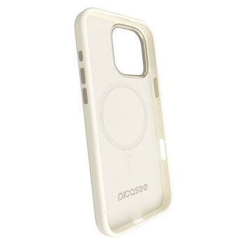 Picasee Premium case MagSafe na Apple iPhone 12 - Vlastní gravírování - Béžová