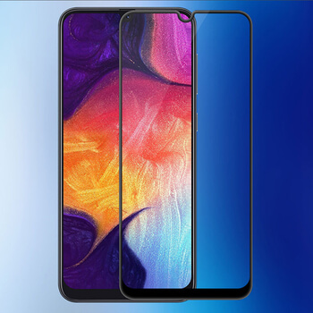 3D ochranné tvrzené sklo s rámečkem pro Samsung Galaxy A70 A705F - černé