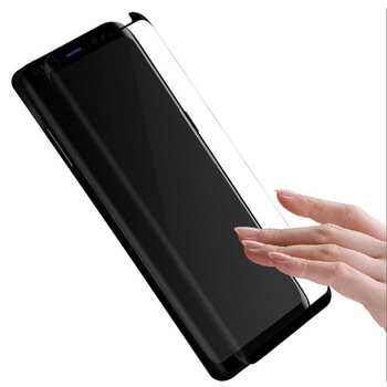 Picasee 3D zahnuté ochranné sklo pro Samsung Galaxy S9 G960F - černé