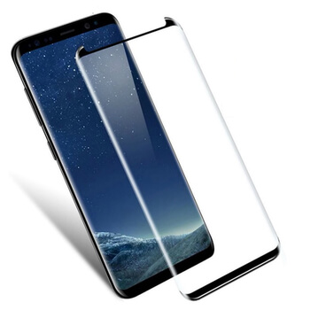 3D zahnuté ochranné sklo pro Samsung Galaxy S9 G960F - černé