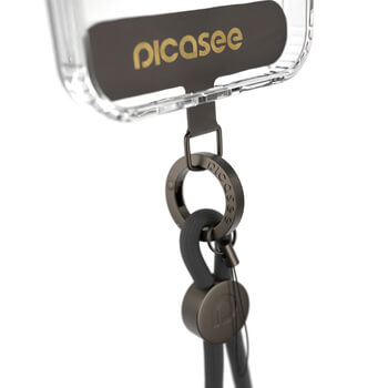Picasee Cross-body phone strap - Černý