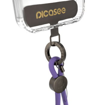 Picasee Cross-body phone strap - Fialový