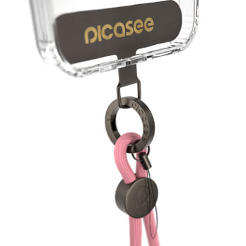 Picasee Cross-body phone strap - Růžový