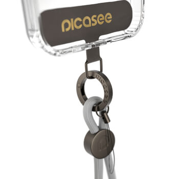 Picasee Cross-body phone strap - Šedý