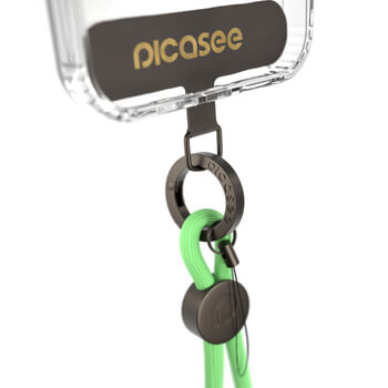 Picasee Cross-body phone strap - Zelený