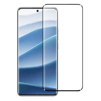 Picasee 3D ochranné tvrzené sklo s rámečkem pro Xiaomi Redmi Note 14 Pro+ 5G - černé