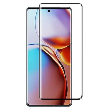 3x 3D tvrzené sklo s rámečkem pro Motorola Moto G35 5G - černé