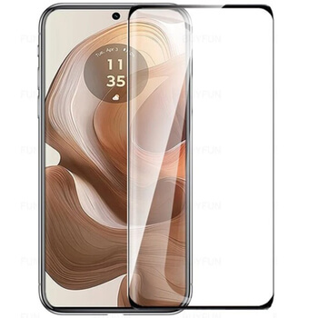 3x 3D tvrzené sklo s rámečkem pro Motorola Edge 50 Neo - černé