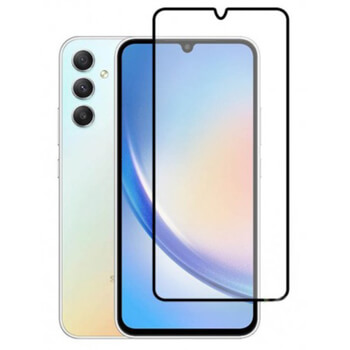3x 3D tvrzené sklo s rámečkem pro Samsung Galaxy A56 5G A566B - černé