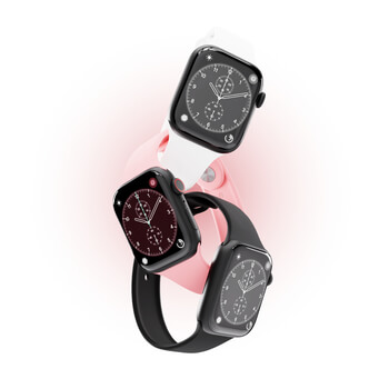 Picasee Pásek s gravírováním pro Apple Watch 45 mm (9.series) - Černá
