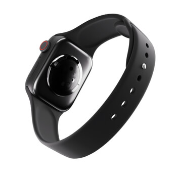 Picasee Pásek s gravírováním pro Apple Watch 45 mm (9.series) - Černá