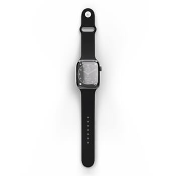 Picasee Pásek s gravírováním pro Apple Watch SE 44 mm (2020) - Černá