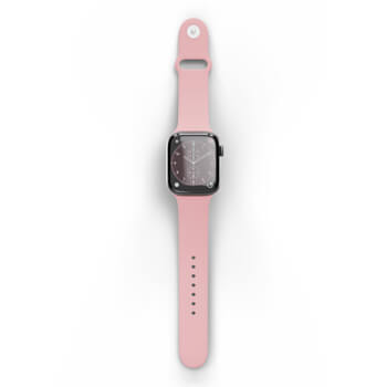 Picasee Pásek s gravírováním pro Apple Watch 44 mm (5.series) - Růžová