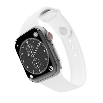 Pásek s gravírováním pro Apple Watch 41 mm (8.series) - Bílá