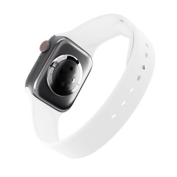 Picasee Pásek s gravírováním pro Apple Watch 40 mm (5.series) - Bílá
