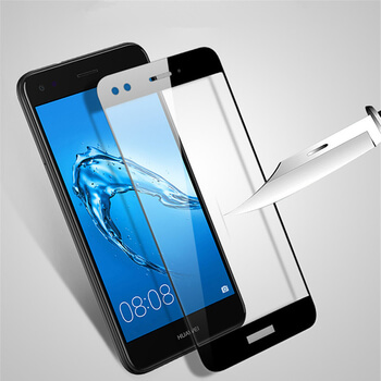 Picasee 3D ochranné tvrzené sklo s rámečkem pro Huawei P10 Lite - černé