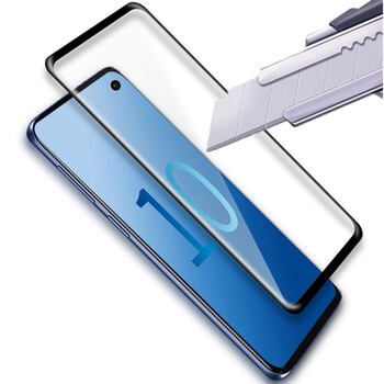 3D zahnuté ochranné sklo pro Samsung Galaxy S10e G970 - černé