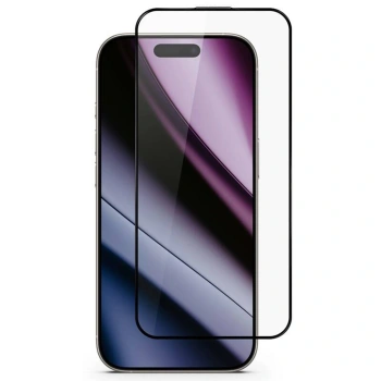 3x 3D tvrzené sklo s rámečkem pro Apple iPhone 17 - černé