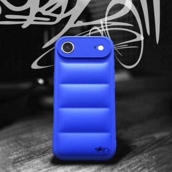 Picasee Puffer case pro Apple iPhone Air - Separ Puffer - Modrá