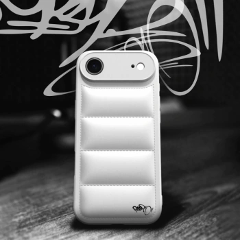 Picasee Puffer case pro Apple iPhone Air - Separ Puffer - Bílá