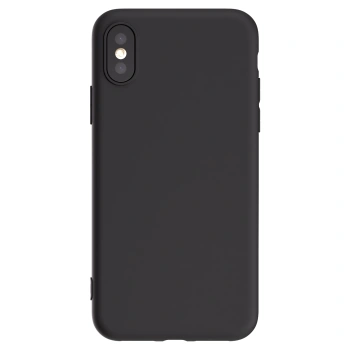 Picasee silikonový černý obal pro Apple iPhone X/XS - Vlastní fotka/motiv