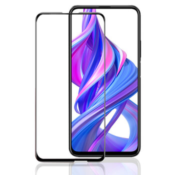 3D tvrzené sklo s rámečkem pro Honor 9X - černé