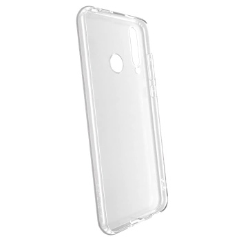 Picasee silikonový průhledný obal pro Honor 20 Lite - Black marble