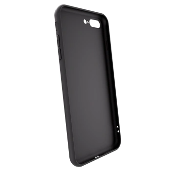 Picasee silikonový černý obal pro Apple iPhone 8 Plus - Vlastní fotka/motiv