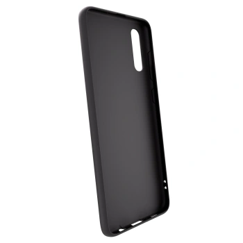 Picasee silikonový černý obal pro Samsung Galaxy A70 A705F - Black Gold