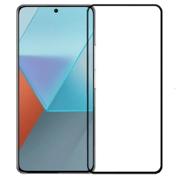 3D tvrzené sklo s rámečkem pro Xiaomi Redmi Note 15 Pro 5G - černé