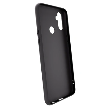 Picasee silikonový černý obal pro Realme C3 - Brown Tiger