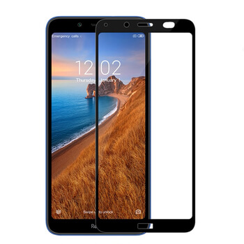 Picasee 3D ochranné tvrzené sklo s rámečkem pro Xiaomi Redmi 7A - černé
