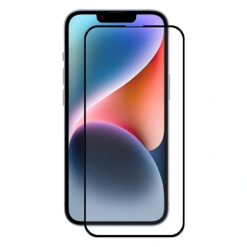 3D tvrzené sklo s rámečkem pro Apple iPhone 16e - černé