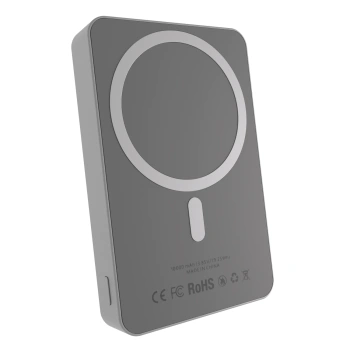 Picasee Powerbanka s MagSafe 10 000 mAh Šedá - Heart