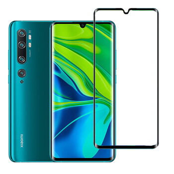 Picasee 3D zahnuté ochranné sklo pro Xiaomi Mi Note 10 (Pro) - černé