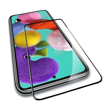 Picasee 3D ochranné tvrzené sklo s rámečkem pro Samsung Galaxy A71 A715F - černé